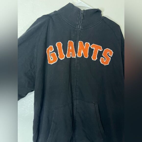 Vintage Stitches San Francisco SF Giants MLB Track Jacket Full Zip Baseball LG - Picture 2 of 6